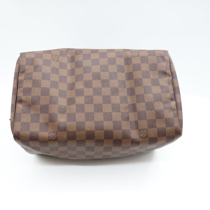 Louis Vuitton Speedy 30 Brown Damier Ebene Handbag - Lux Central