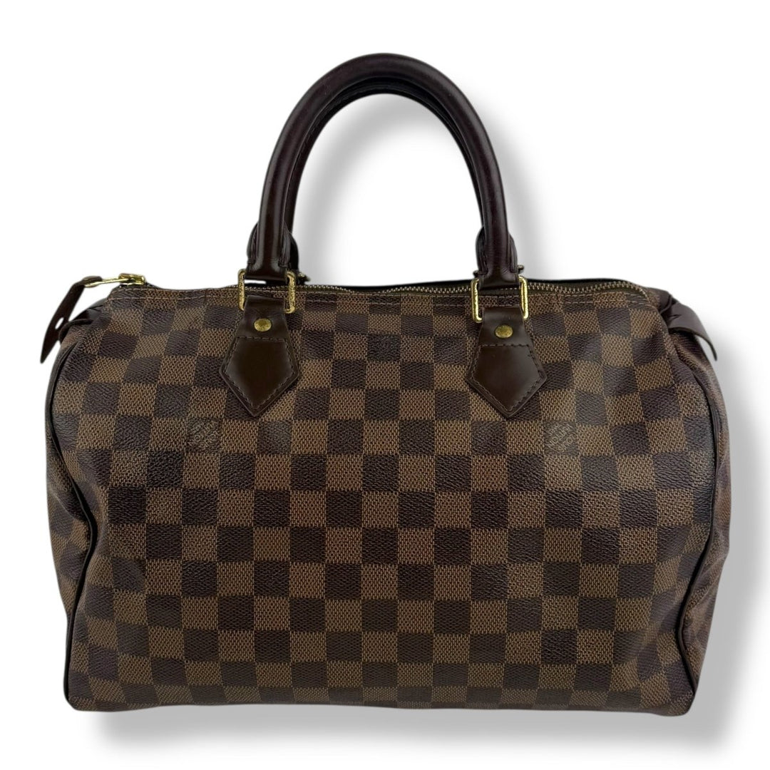 Louis Vuitton Speedy 30 Brown Damier Ebene Handbag - Lux Central