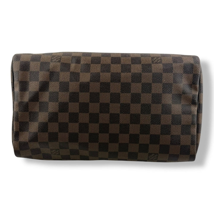 Louis Vuitton Speedy 30 Brown Damier Ebene Handbag - Lux Central