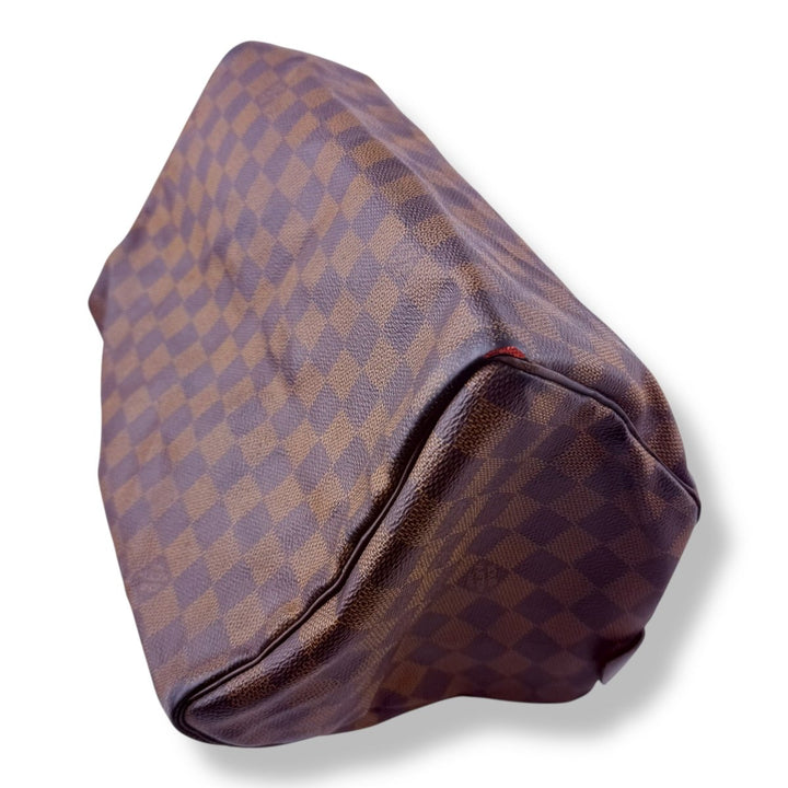 Louis Vuitton Speedy 30 Brown Damier Ebene Handbag - Lux Central