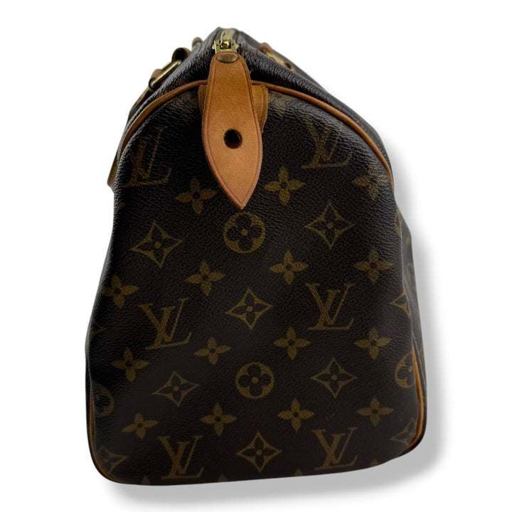 Louis Vuitton Speedy 30 Brown Monogram Handbag - Lux Central