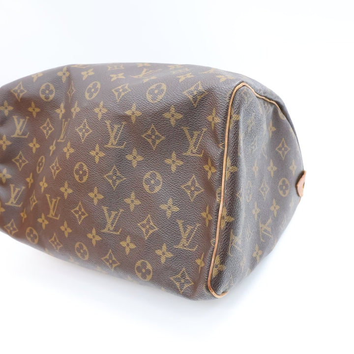 Louis Vuitton Speedy 30 Brown Monogram Handbag - Lux Central