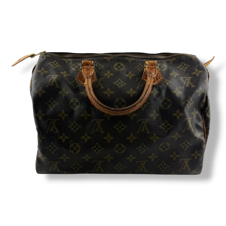 Louis Vuitton Speedy 30 Brown Monogram Handbag - Lux Central