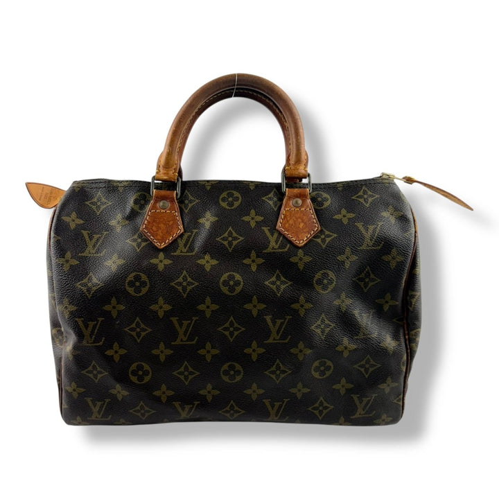 Louis Vuitton Speedy 30 Brown Monogram Handbag - Lux Central
