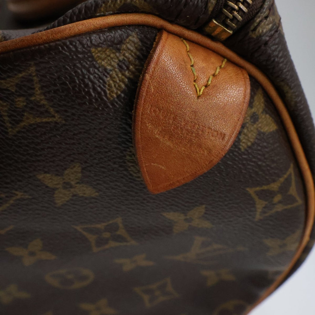 Louis Vuitton Speedy 30 Brown Monogram Handbag - Lux Central