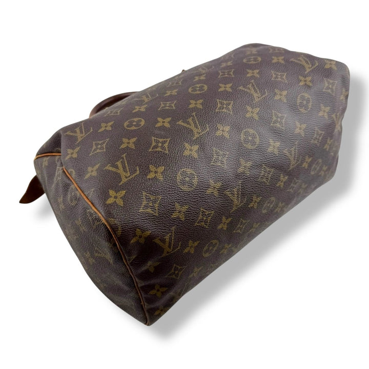 Louis Vuitton Speedy 30 Brown Monogram Handbag - Lux Central