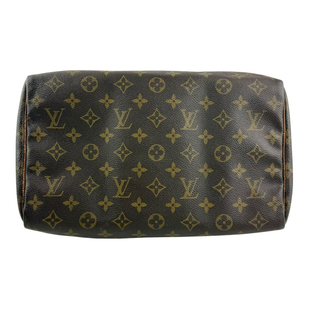 Louis Vuitton Speedy 30 Brown Monogram Handbag - Lux Central