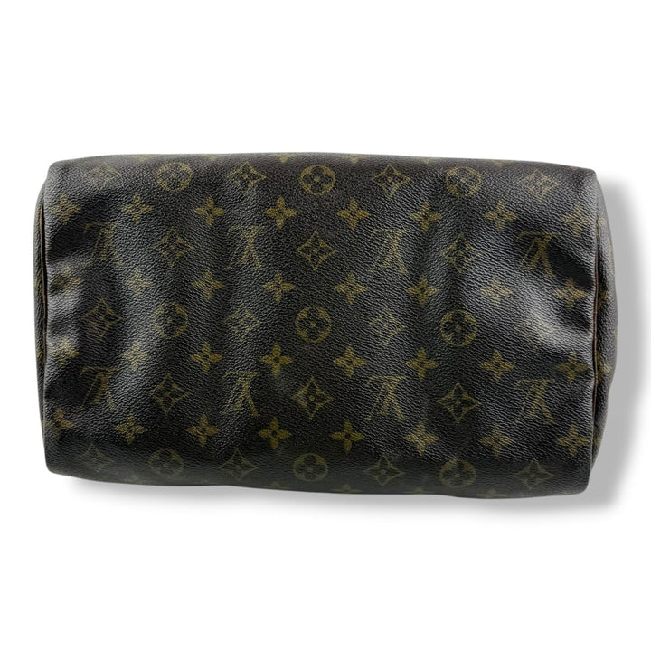 Louis Vuitton Speedy 30 Brown Monogram Handbag - Lux Central