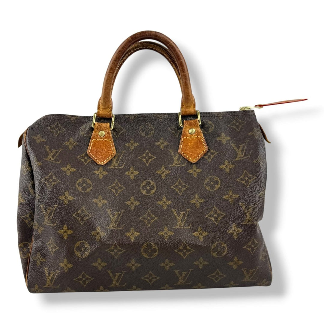Louis Vuitton Speedy 30 Brown Monogram Handbag - Lux Central