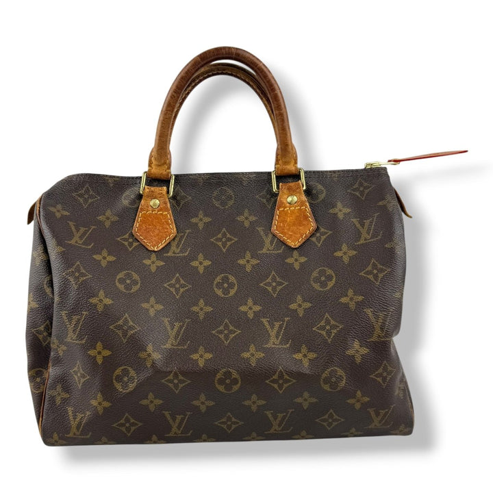 Louis Vuitton Speedy 30 Brown Monogram Handbag - Lux Central