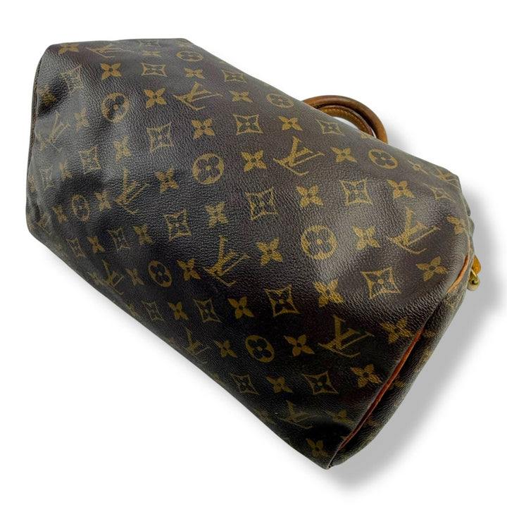 Louis Vuitton Speedy 30 Brown Monogram Handbag - Lux Central