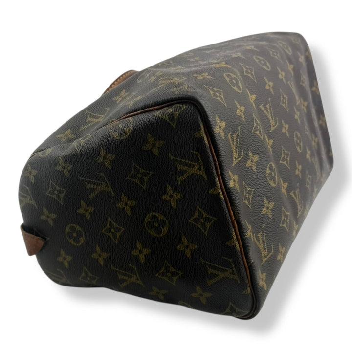 Louis Vuitton Speedy 30 Brown Monogram Handbag - Lux Central