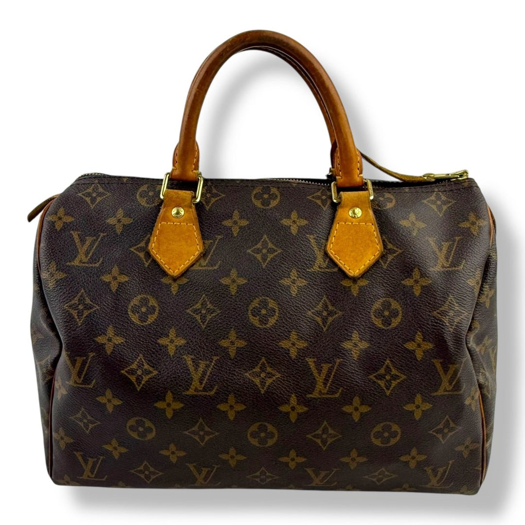 Louis Vuitton Speedy 30 Brown Monogram Handbag - Lux Central