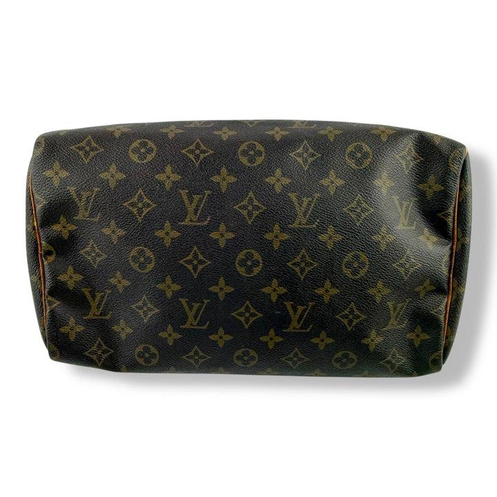 Louis Vuitton Speedy 30 Brown Monogram Handbag - Lux Central