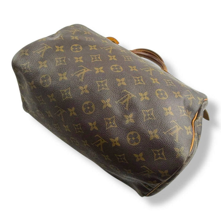 Louis Vuitton Speedy 30 Brown Monogram Handbag - Lux Central