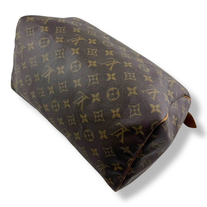 Louis Vuitton Speedy 30 Brown Monogram Handbag - Lux Central