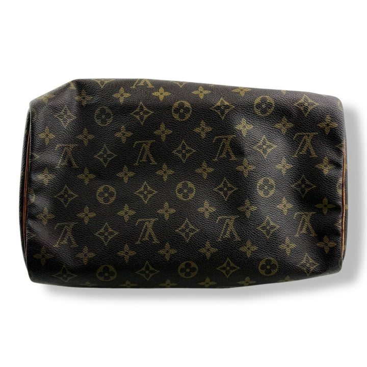 Louis Vuitton Speedy 30 Brown Monogram Handbag - Lux Central