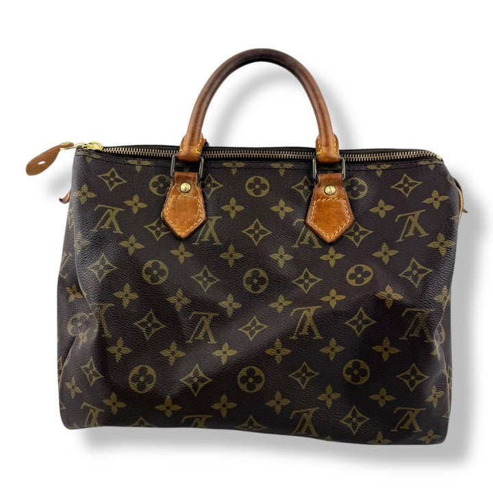 Louis Vuitton Speedy 30 Brown Monogram Handbag - Lux Central