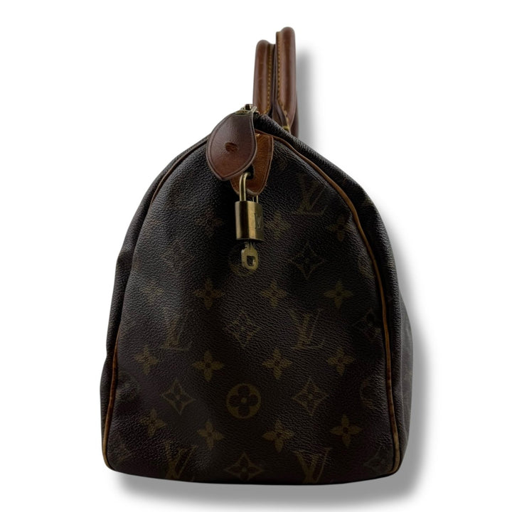 Louis Vuitton Speedy 30 Brown Monogram Handbag - Lux Central