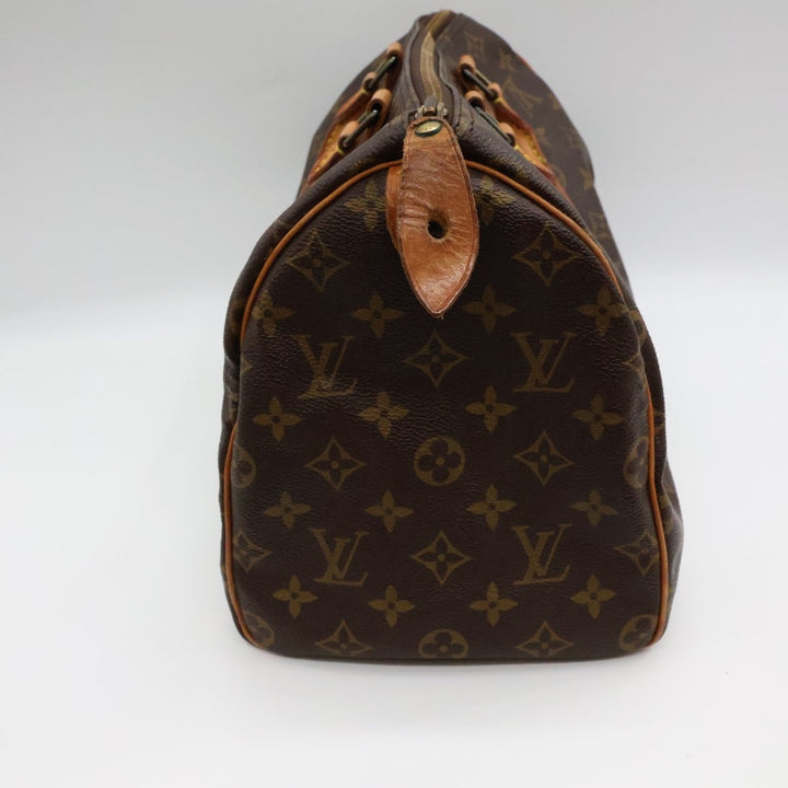 Louis Vuitton Speedy 30 Brown Monogram Handbag - Lux Central
