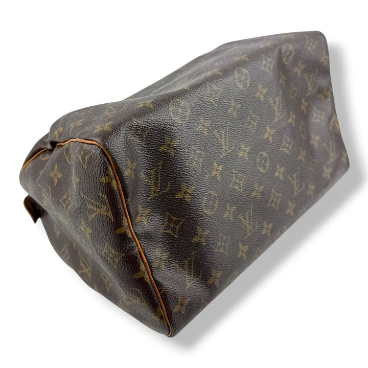 Louis Vuitton Speedy 30 Brown Monogram Handbag - Lux Central