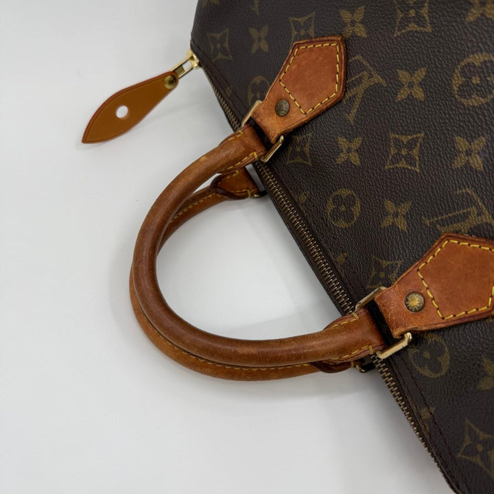 Louis Vuitton Speedy 30 Brown Monogram Handbag - Lux Central