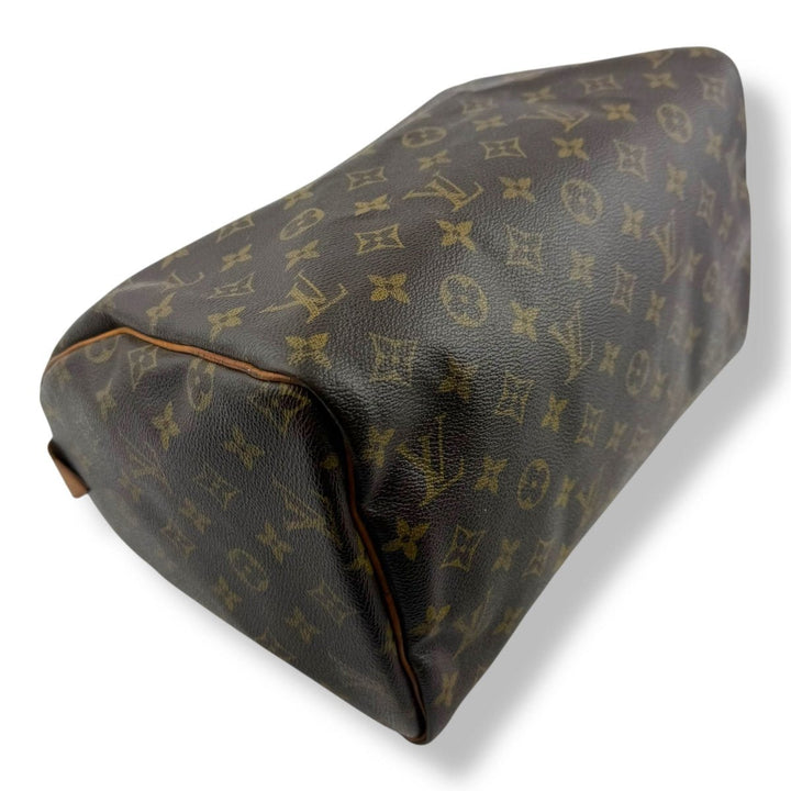 Louis Vuitton Speedy 30 Brown Monogram Handbag - Lux Central