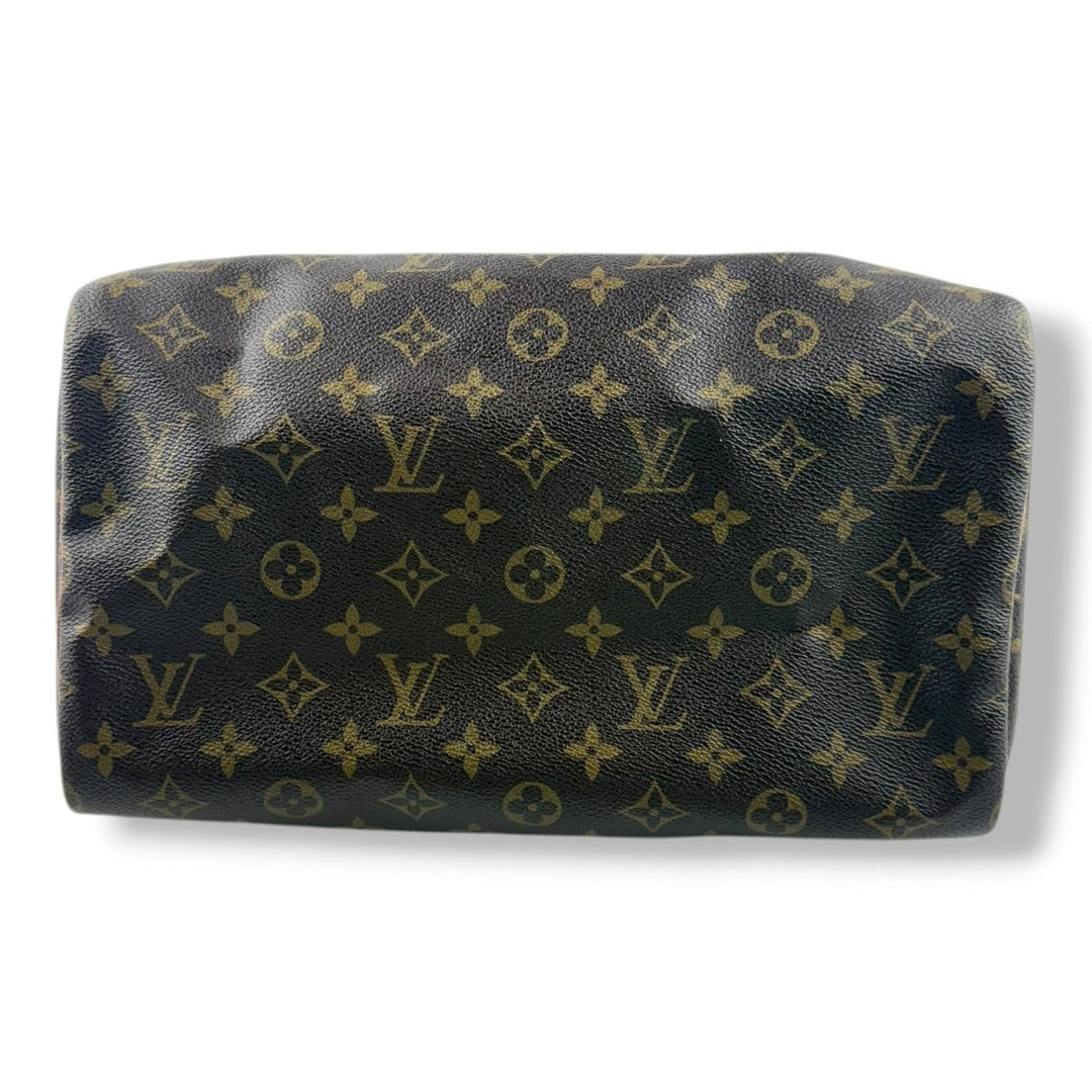 Louis Vuitton Speedy 30 Brown Monogram Handbag - Lux Central