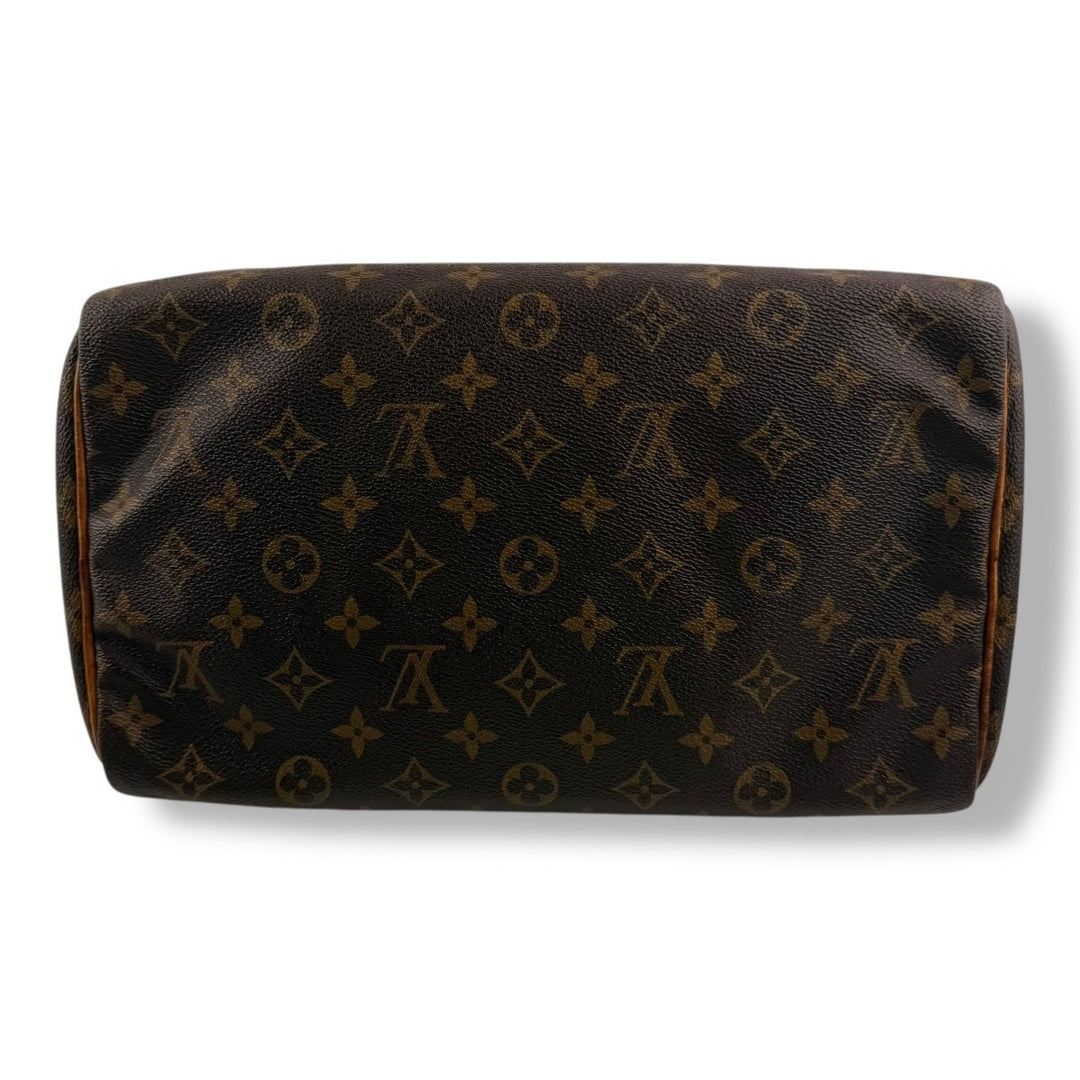 Louis Vuitton Speedy 30 Brown Monogram Handbag - Lux Central