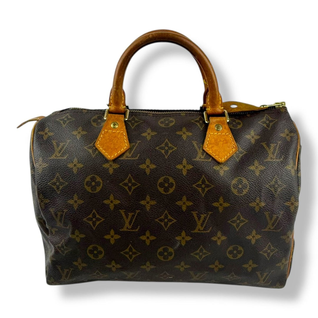 Louis Vuitton Speedy 30 Brown Monogram Handbag - Lux Central