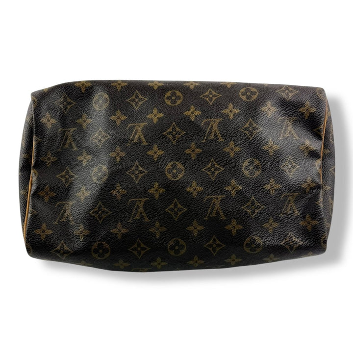 Louis Vuitton Speedy 30 Brown Monogram Handbag - Lux Central