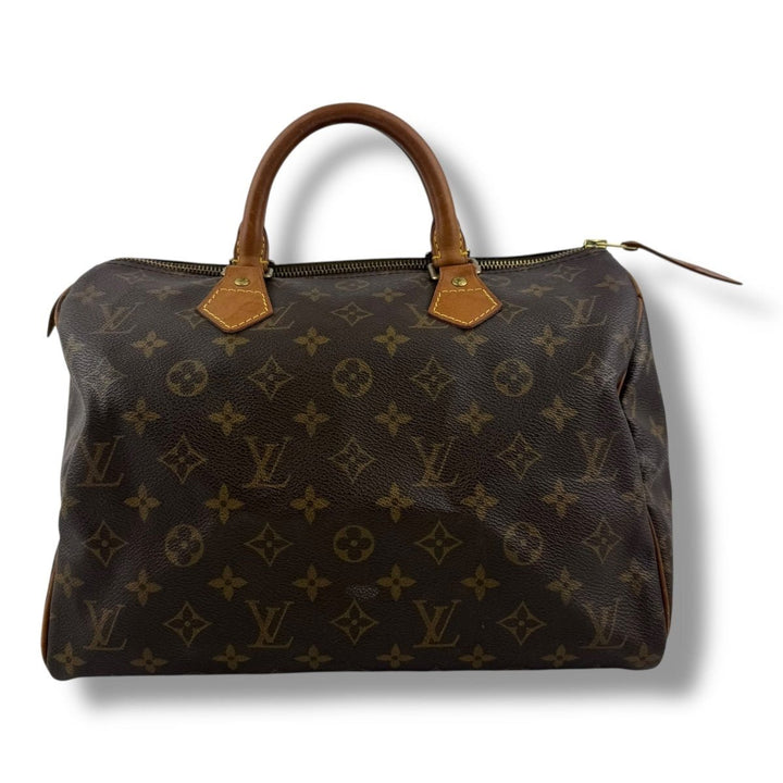 Louis Vuitton Speedy 30 Brown Monogram Handbag - Lux Central