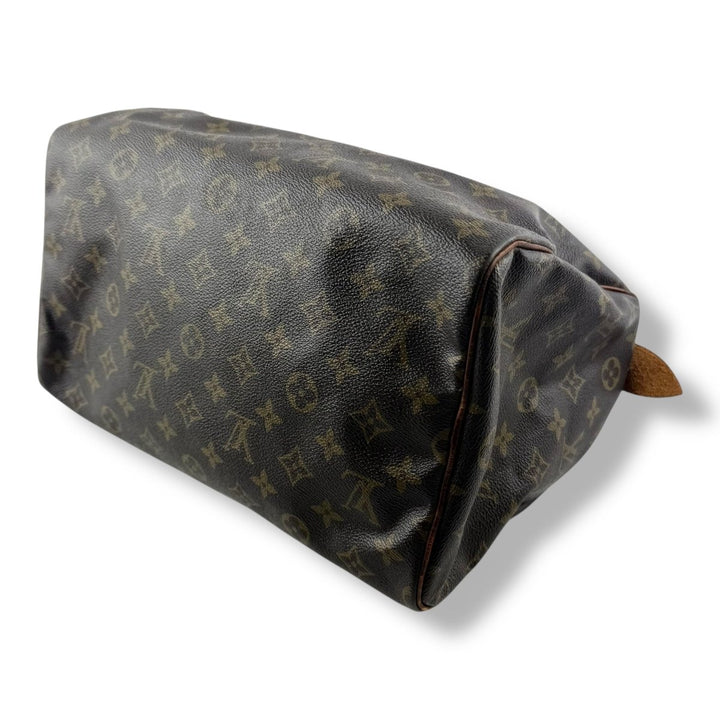 Louis Vuitton Speedy 30 Brown Monogram Handbag - Lux Central