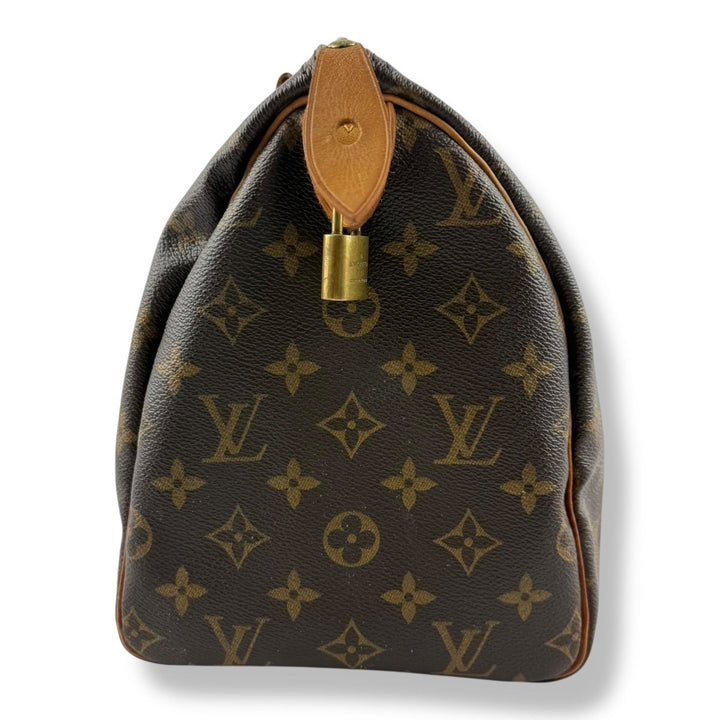 Louis Vuitton Speedy 30 Brown Monogram Handbag - Lux Central