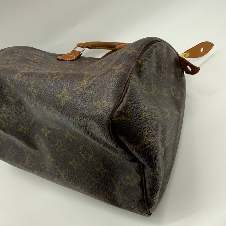 Louis Vuitton Speedy 30 Brown Monogram Handbag - Lux Central
