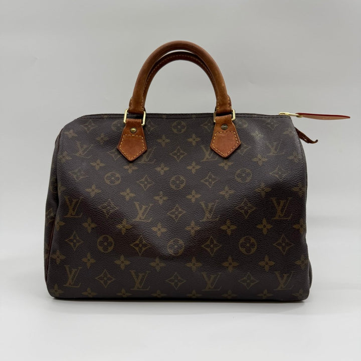 Louis Vuitton Speedy 30 Brown Monogram Handbag - Lux Central