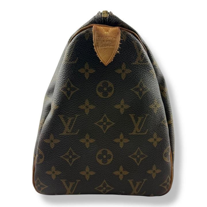 Louis Vuitton Speedy 30 Brown Monogram Handbag - Lux Central