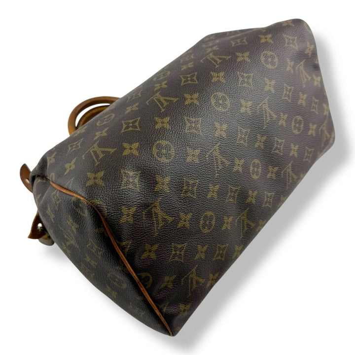 Louis Vuitton Speedy 30 Brown Monogram Handbag - Lux Central