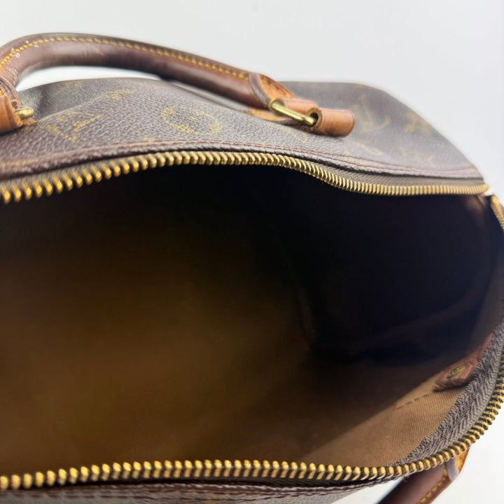 Louis Vuitton Speedy 30 Brown Monogram Handbag - Lux Central