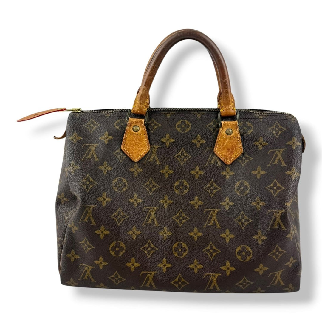 Louis Vuitton Speedy 30 Brown Monogram Handbag - Lux Central