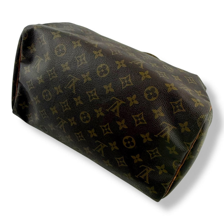 Louis Vuitton Speedy 30 Brown Monogram Handbag - Lux Central