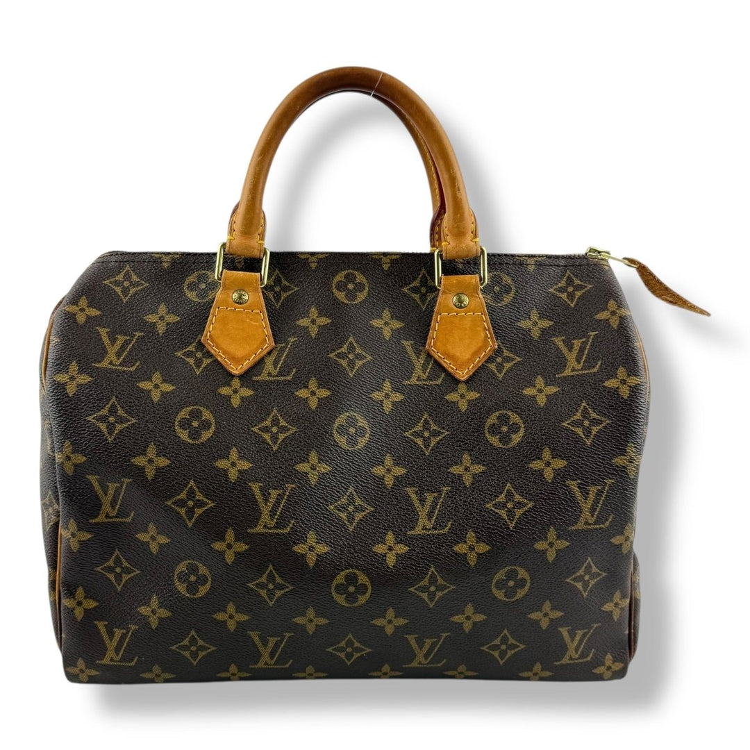 Louis Vuitton Speedy 30 Brown Monogram Handbag - Lux Central