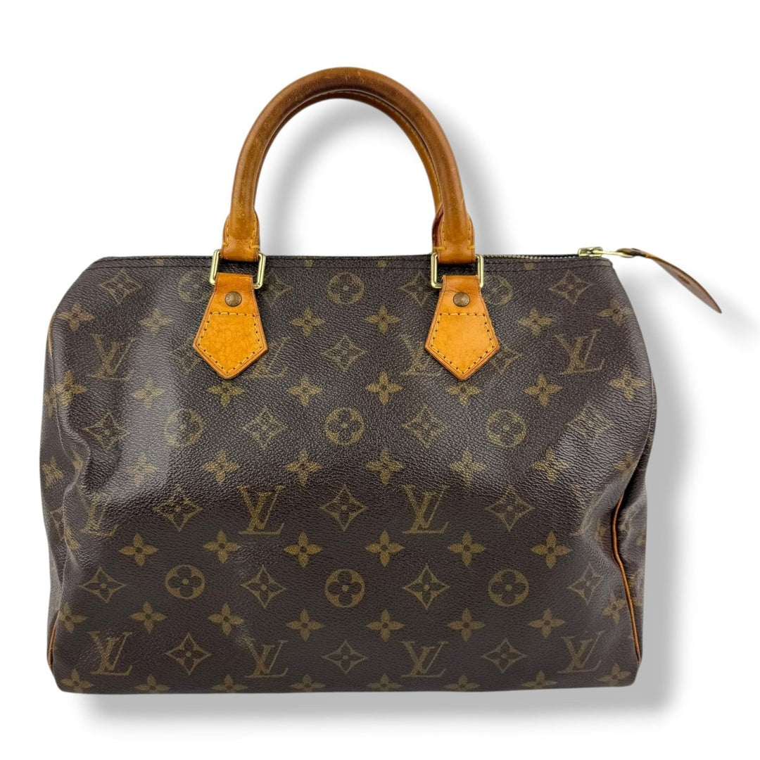 Louis Vuitton Speedy 30 Brown Monogram Handbag - Lux Central