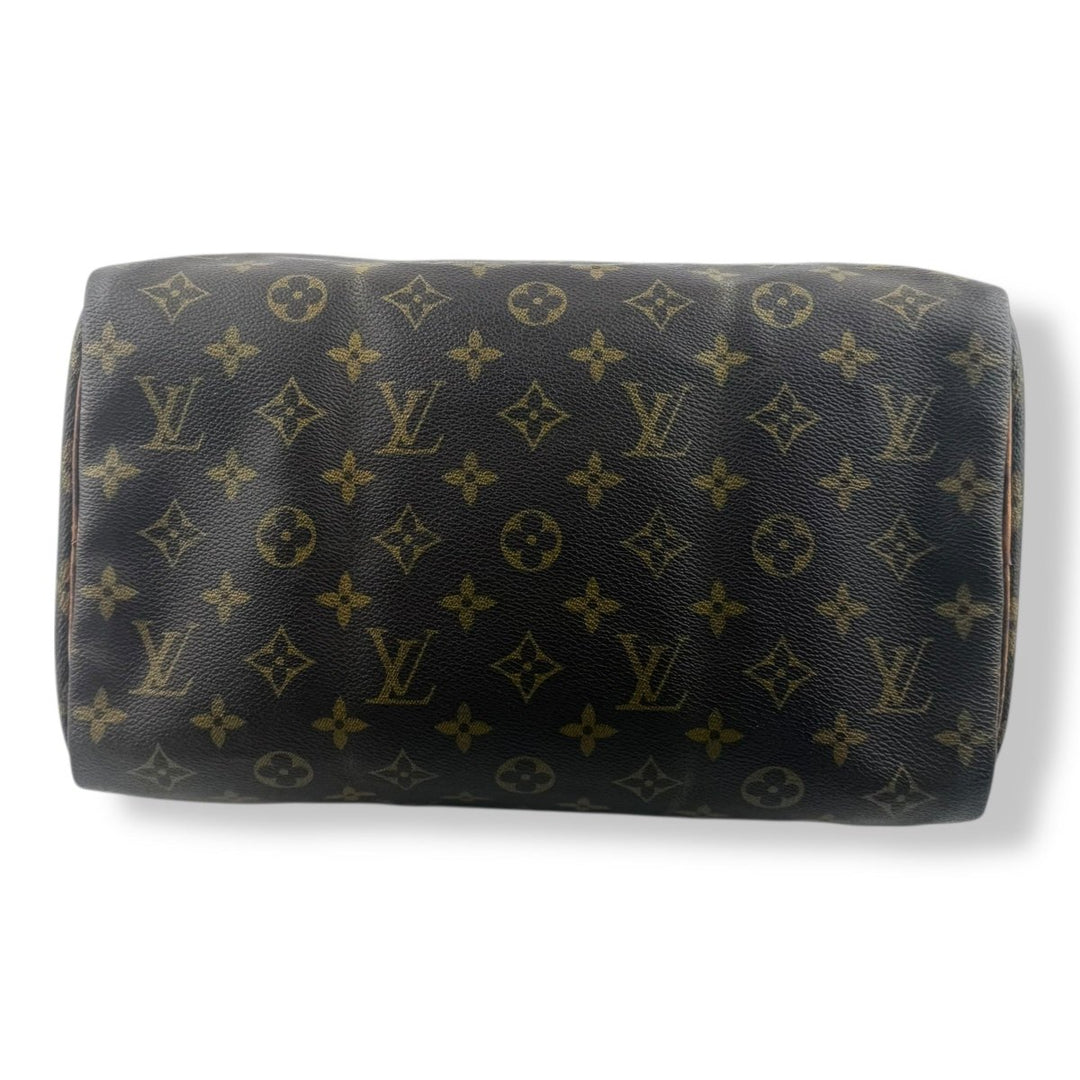 Louis Vuitton Speedy 30 Brown Monogram Handbag - Lux Central