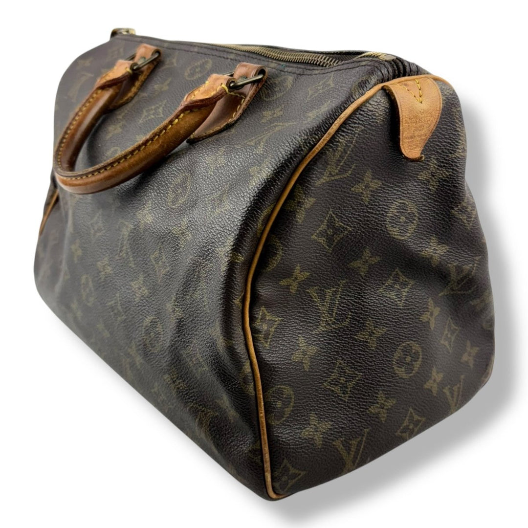 Louis Vuitton Speedy 30 Brown Monogram Handbag - Lux Central