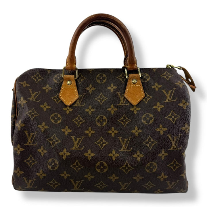 Louis Vuitton Speedy 30 Brown Monogram Handbag - Lux Central