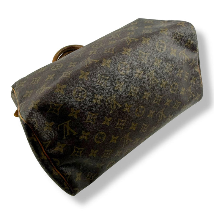 Louis Vuitton Speedy 30 Brown Monogram Handbag - Lux Central