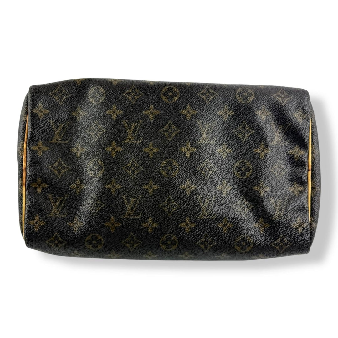 Louis Vuitton Speedy 30 Brown Monogram Handbag - Lux Central