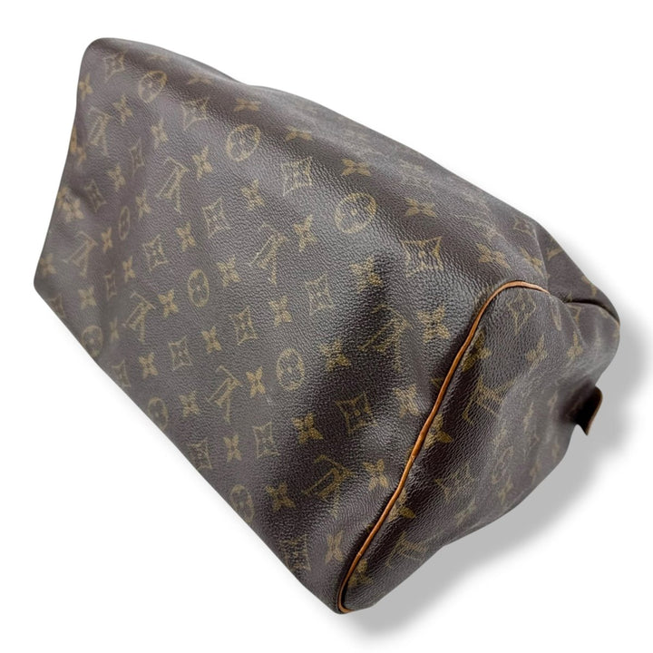 Louis Vuitton Speedy 30 Brown Monogram Handbag - Lux Central
