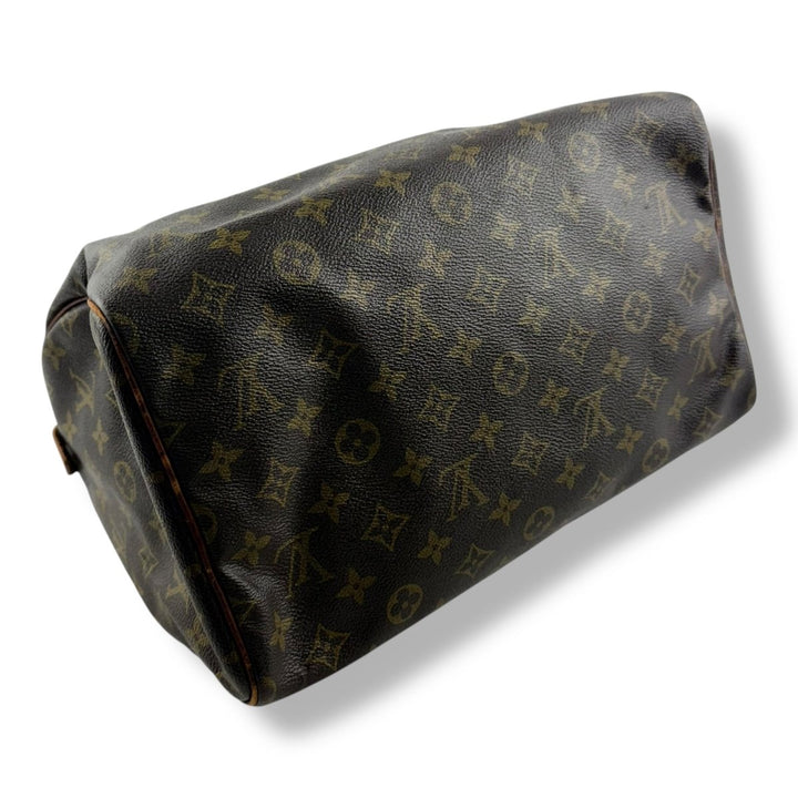 Louis Vuitton Speedy 30 Brown Monogram Handbag - Lux Central